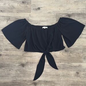 Love Tree Off the Shoulder Crop Top